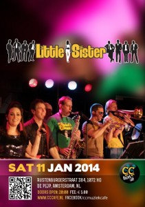 Optreden Little Sister op 11 januari 2014 in CCcafe